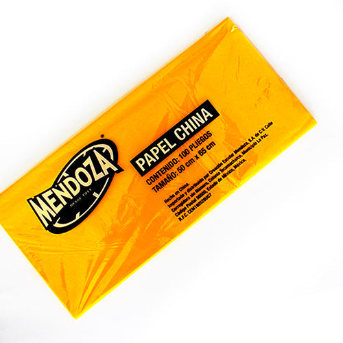 PAPEL CHINA MENDOZA AMARILLO HUEVO MOD. CH-20
