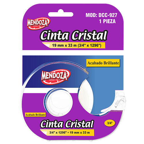 Despachador De Cinta Cristal Mendoza 19X33 1 Pieza