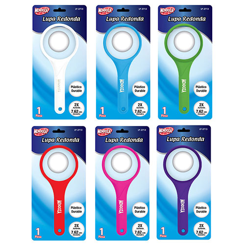 Lupa De Mano Escolar Lente Convergente Antirayones 1 Pieza
