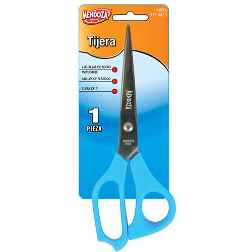 Tijera Mendoza 7 Pulgadas Acero Inoxidable Uso General 1 Pieza