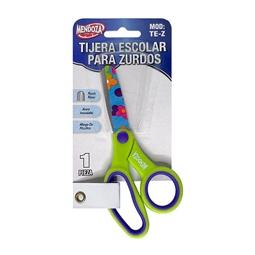 Tijera Escolar Mendoza Para Zurdos 13 Cm