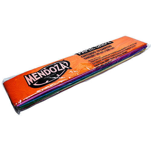 Papel Crepé Mendoza Colores Surtidos Paquete Con 10 Piezas