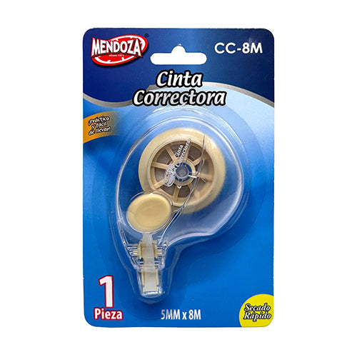 Mini Cinta Correctora Colores Pastel 5 Mm X 8 M Blíster