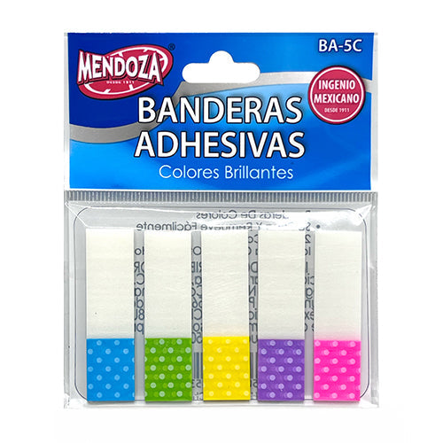 BLOCK DE NOTAS ADHESIVAS MENDOZA MIX FIGURAS MOD.BA-5C