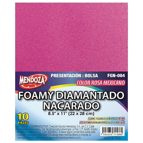 FOMMY T/CARTA IRIDICENTE ROSA MEXICANO MOD. FGN-004