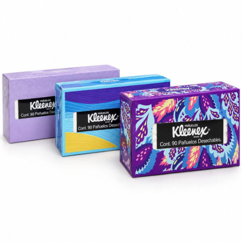 PAÑUELO KLEENEX AHORRAPACK CAJA C/90 PAÑUELOS MOD. 89084
