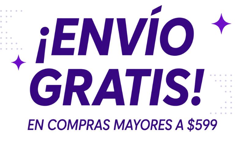 Envío gratis en compras mayores a $599